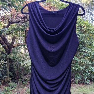 Apt. 9 Drapey Black Top Size L Large